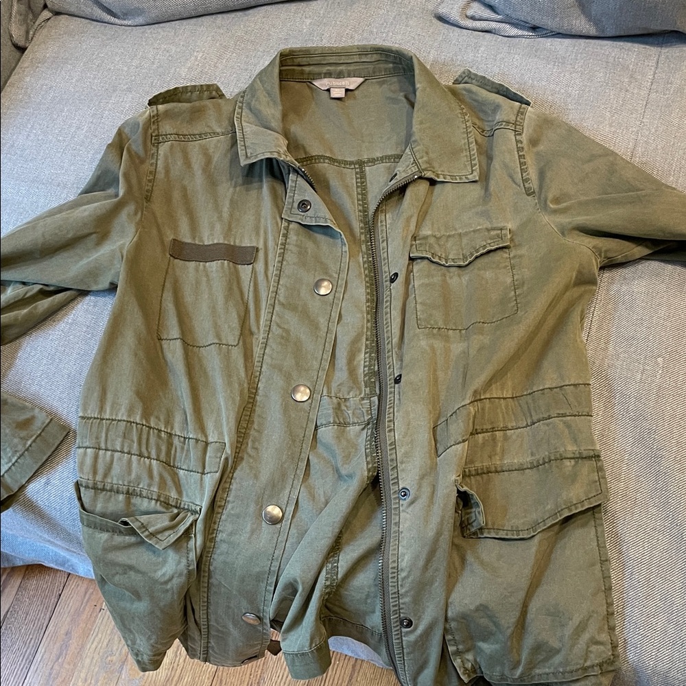 Rubbish Olive Green Utility Jacket, xs